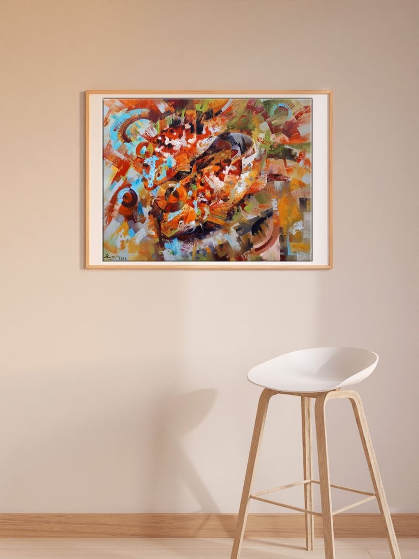 Oil painting In glareing water Sergey Voichenko - 3