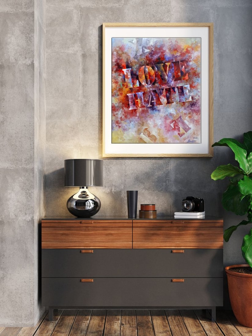 Oil painting Love-hate Sergey Voichenko - 3