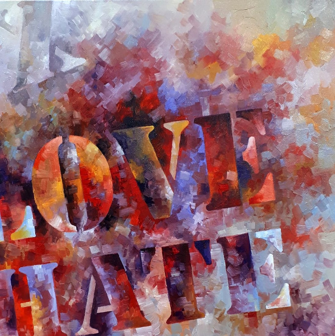 Oil painting Love-hate Sergey Voichenko - 5