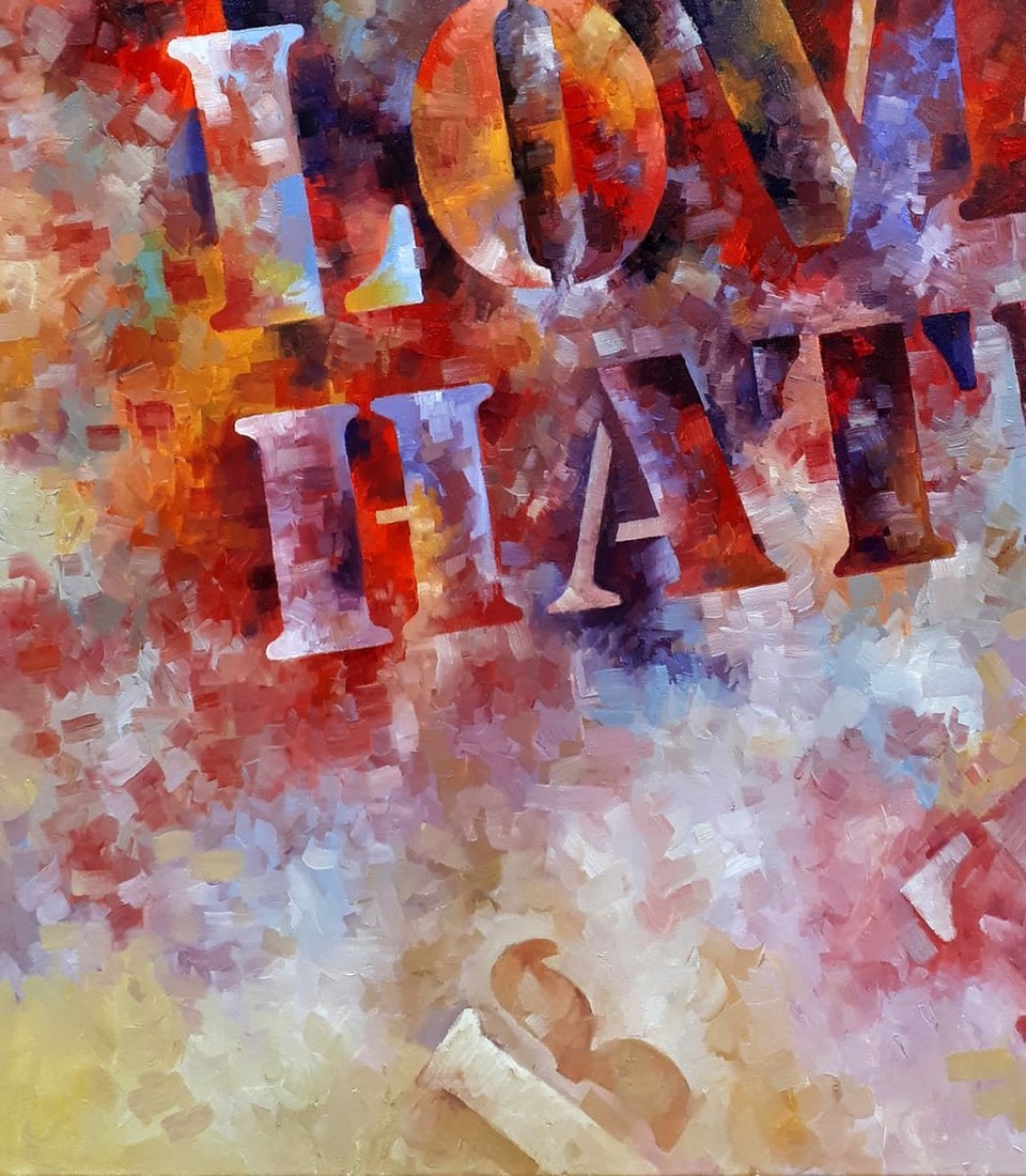 Oil painting Love-hate Sergey Voichenko - 6