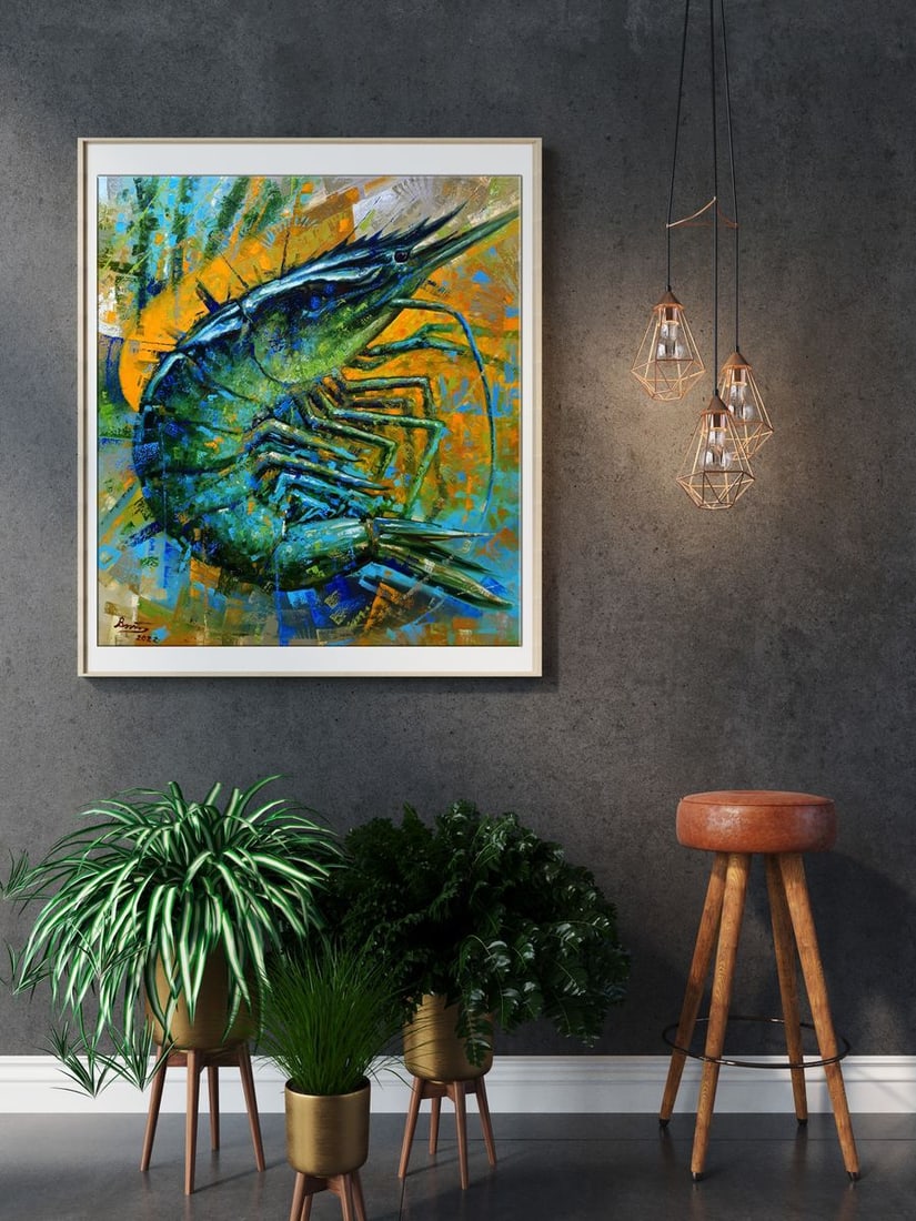 Oil painting Shrimp Sergey Voichenko - 3