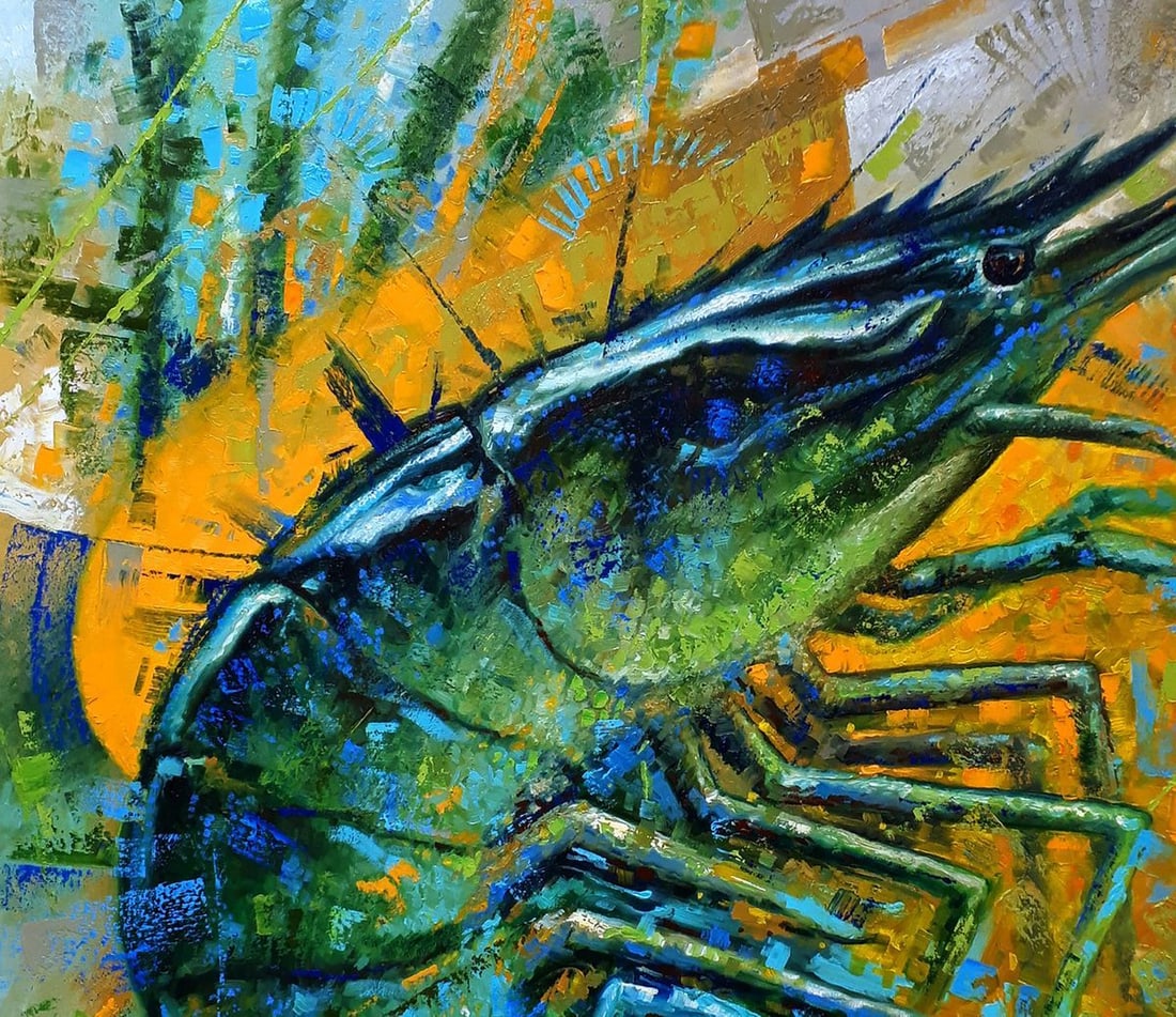 Oil painting Shrimp Sergey Voichenko - 4
