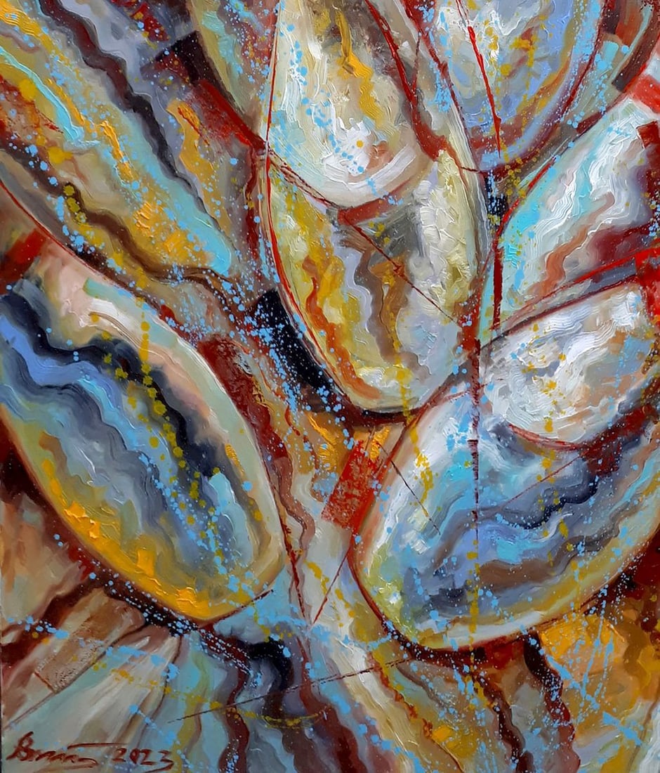 Oil painting Strike Sergey Voichenko - 6