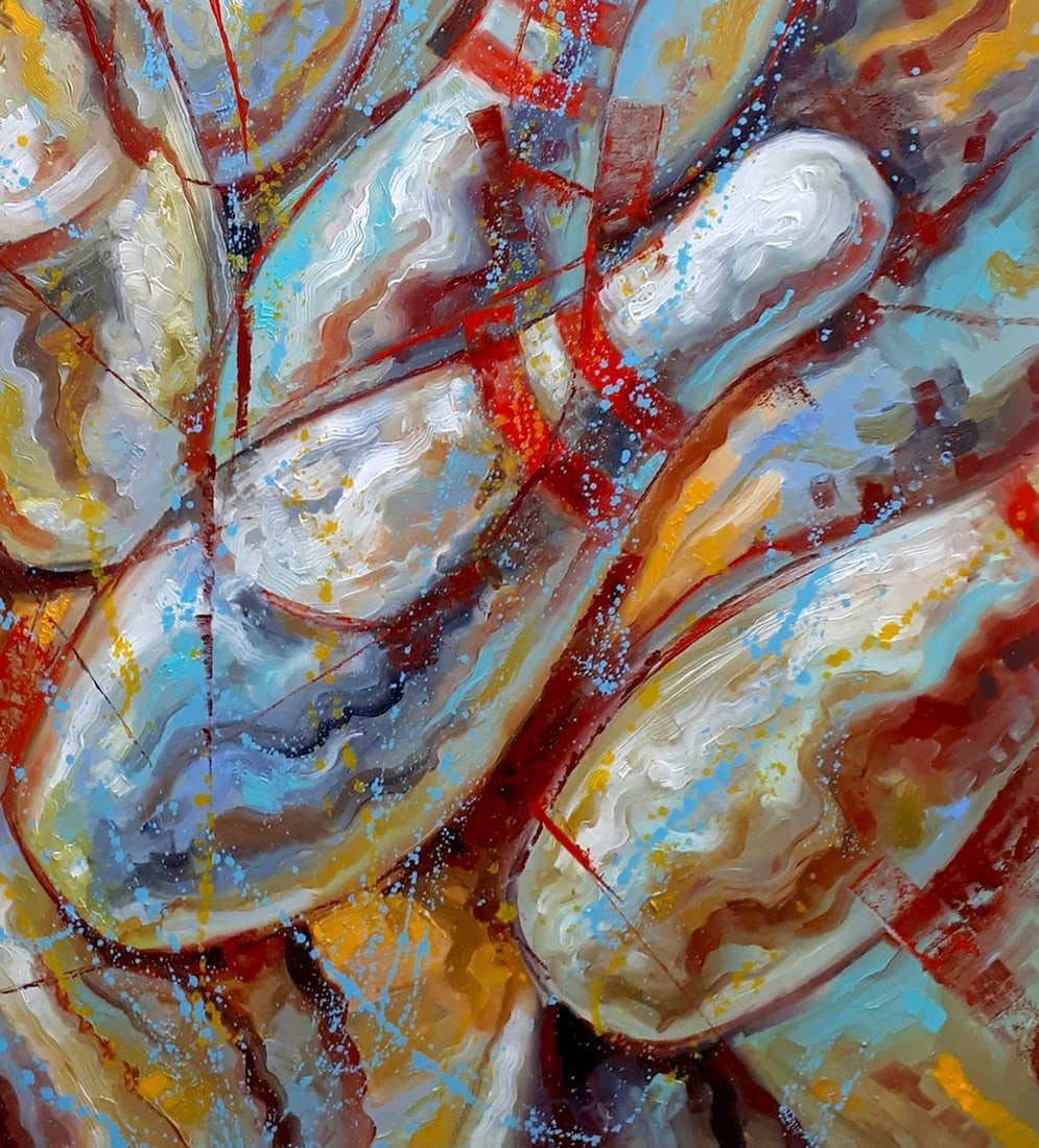 Oil painting Strike Sergey Voichenko - 7