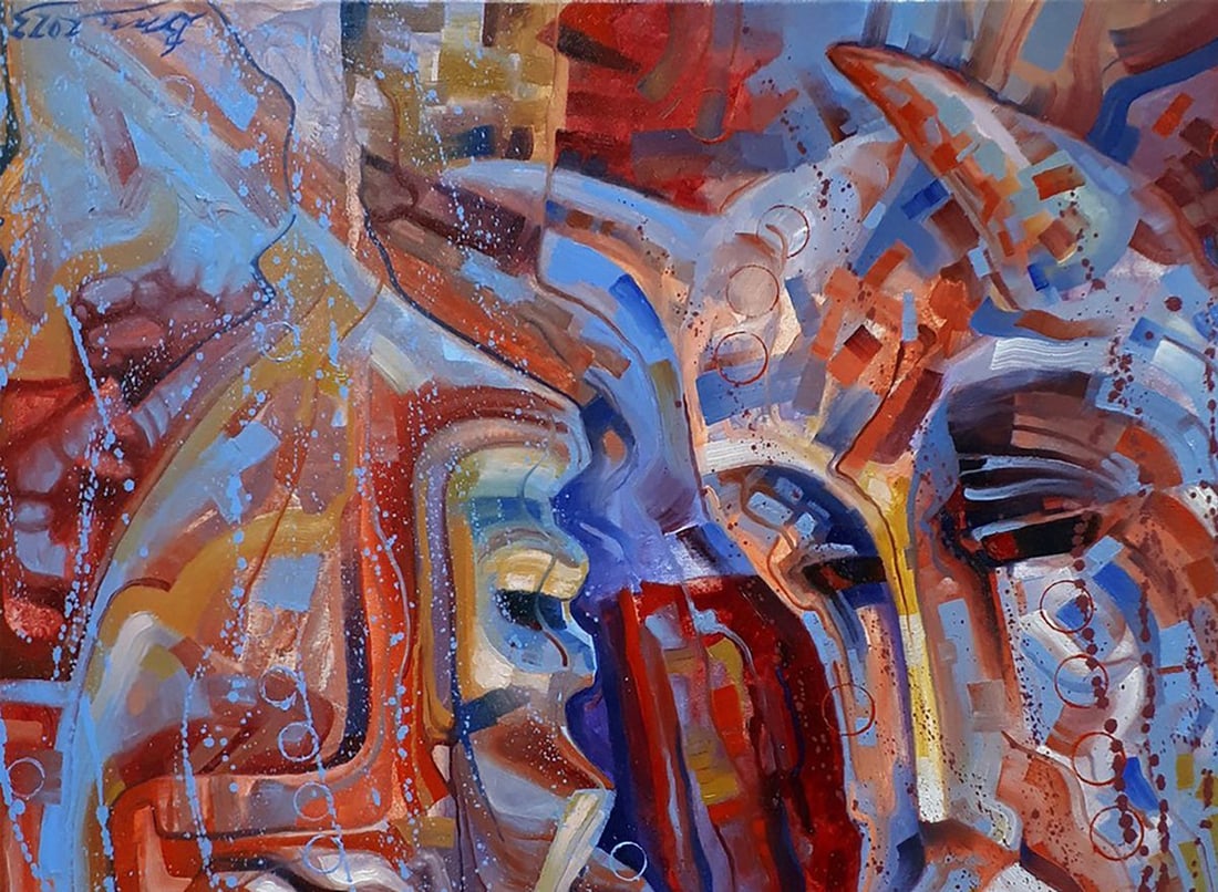 Oil painting Turn the demons Sergey Voichenko - 4