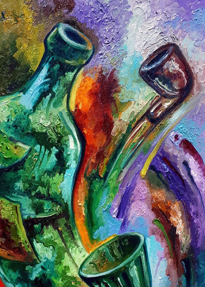 Oil painting Absinthe please Sergey Voichenko - 5