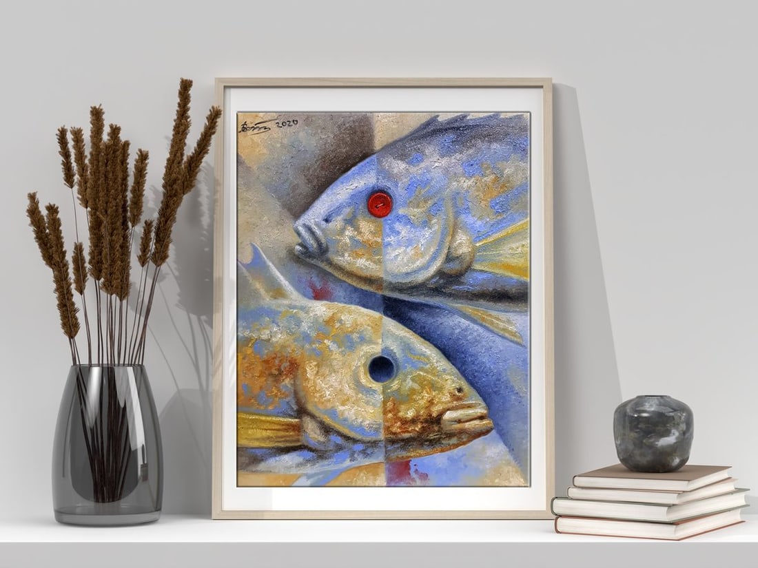 Oil painting The desire for gold Sergey Voichenko - 2