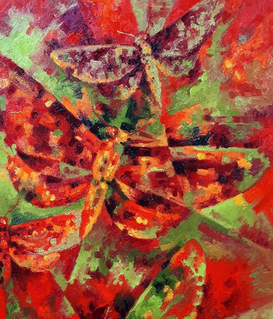 Oil painting Flight vector Sergey Voichenko - 5