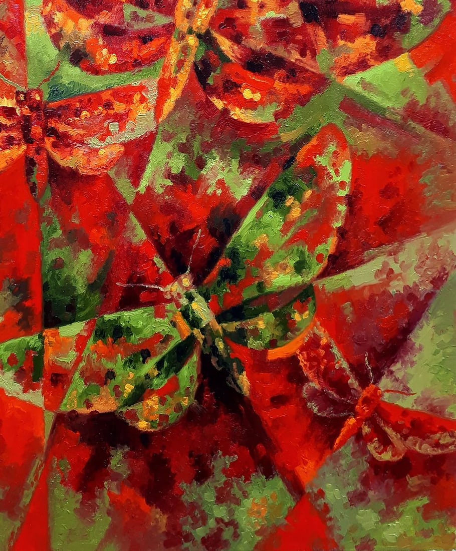 Oil painting Flight vector Sergey Voichenko - 7