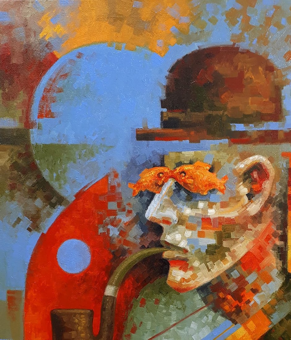 Oil painting Evening tube Sergey Voichenko - 4