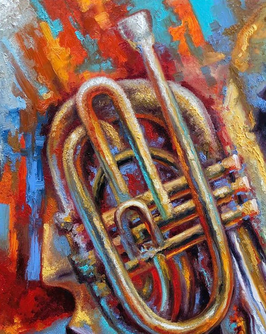 Oil painting Deep jazz Sergey Voichenko - 4