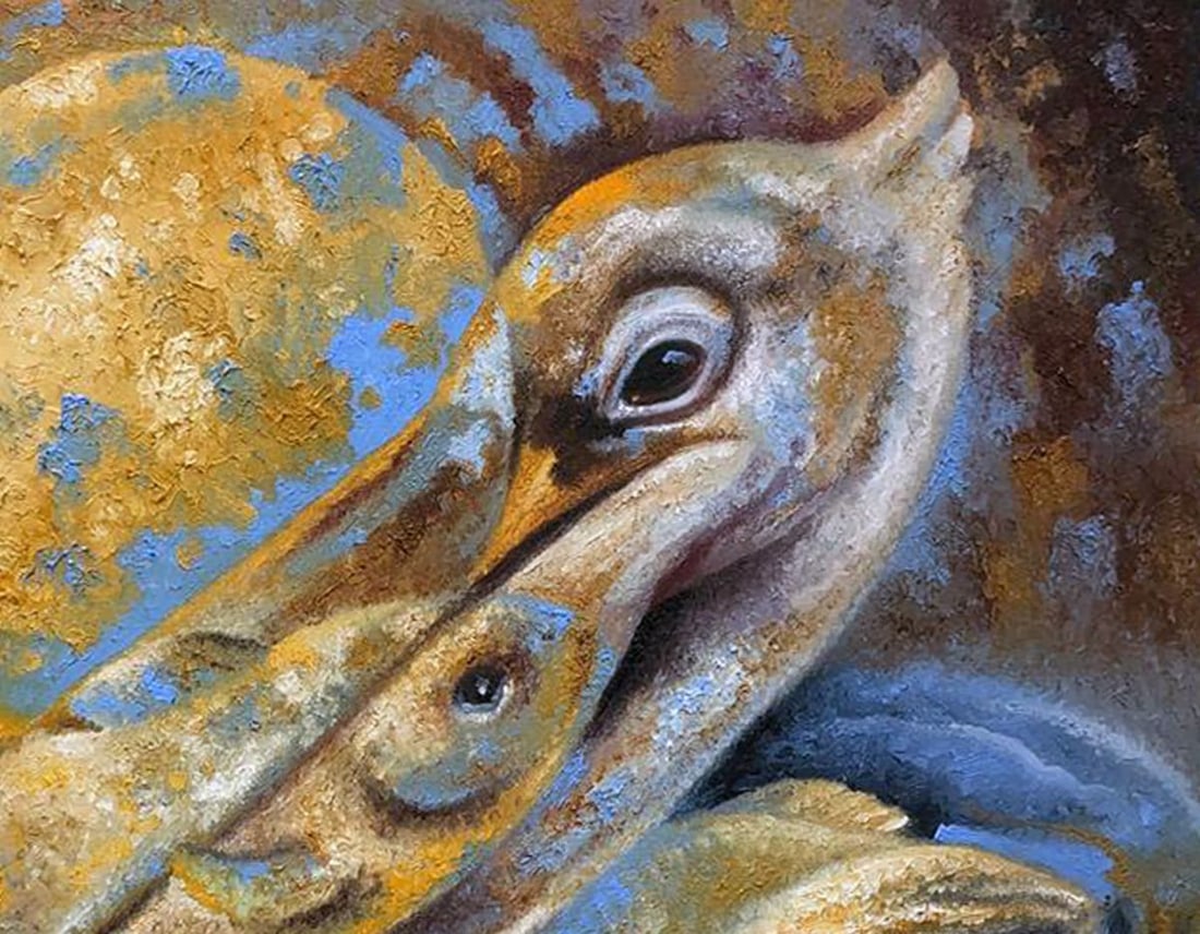 Oil painting The soul of a pelican Sergey Voichenko - 5