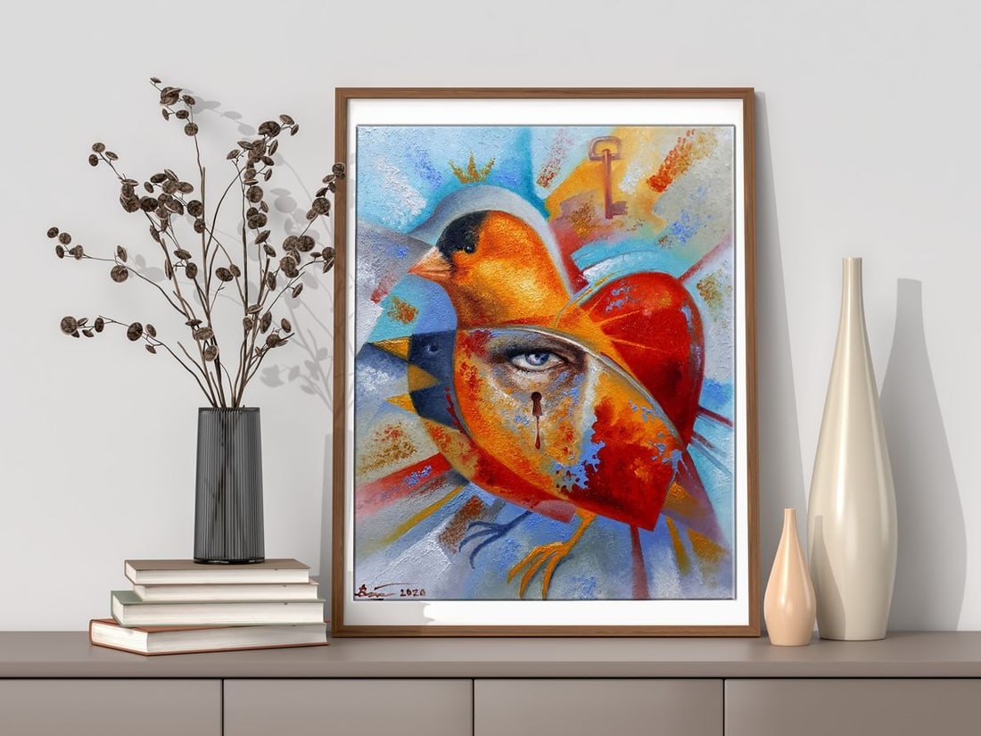 Oil painting The soul of a bird Sergey Voichenko - 2