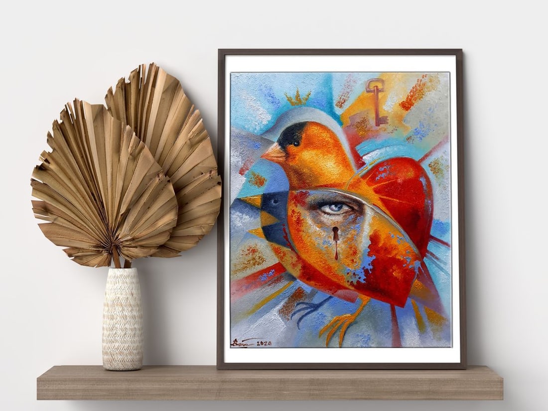 Oil painting The soul of a bird Sergey Voichenko - 3