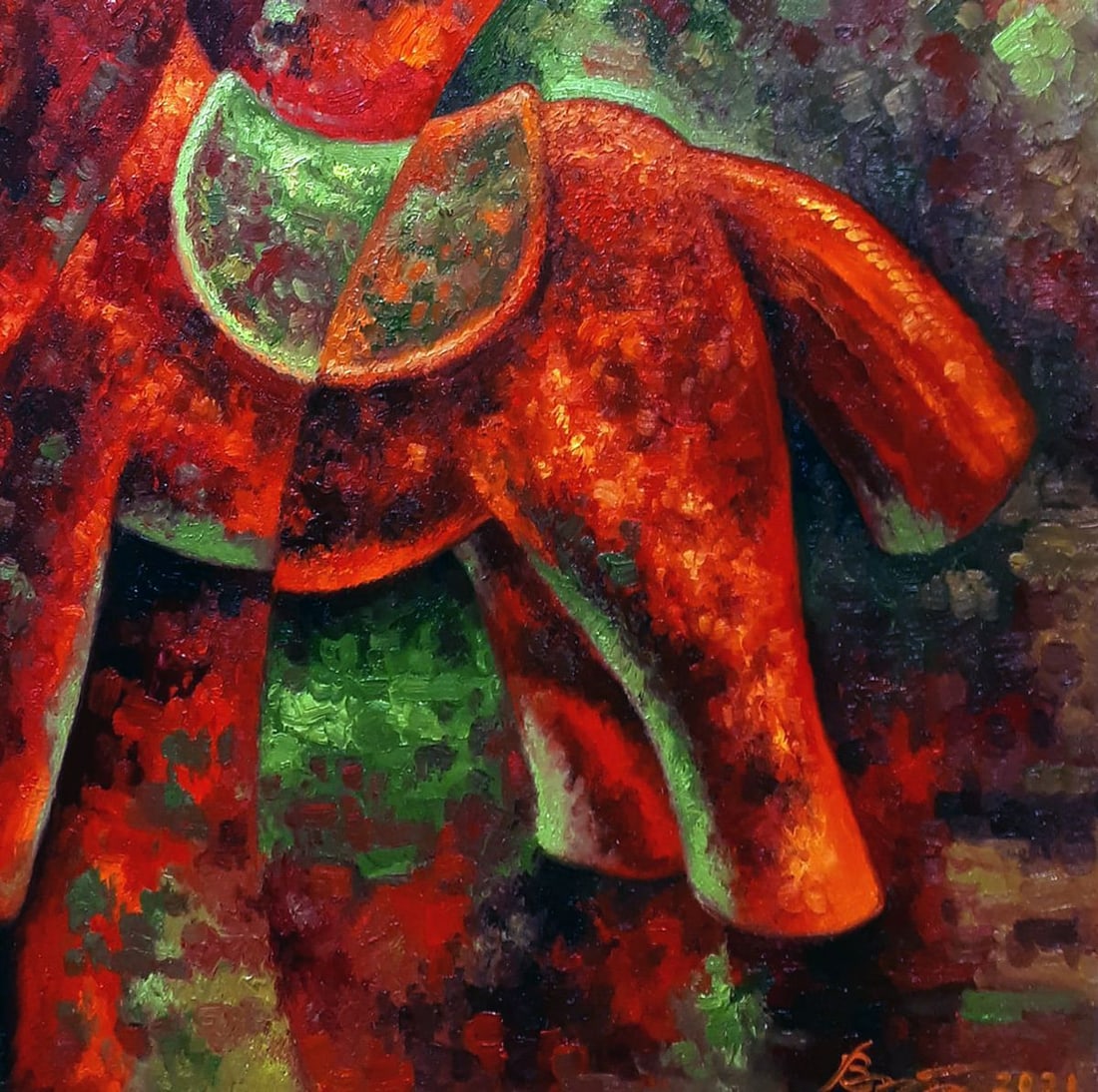 Oil painting Unicorn Sergey Voichenko - 7