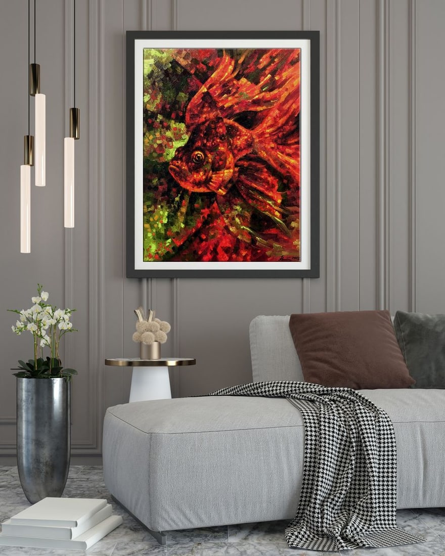 Oil painting Goldfish Sergey Voichenko - 2