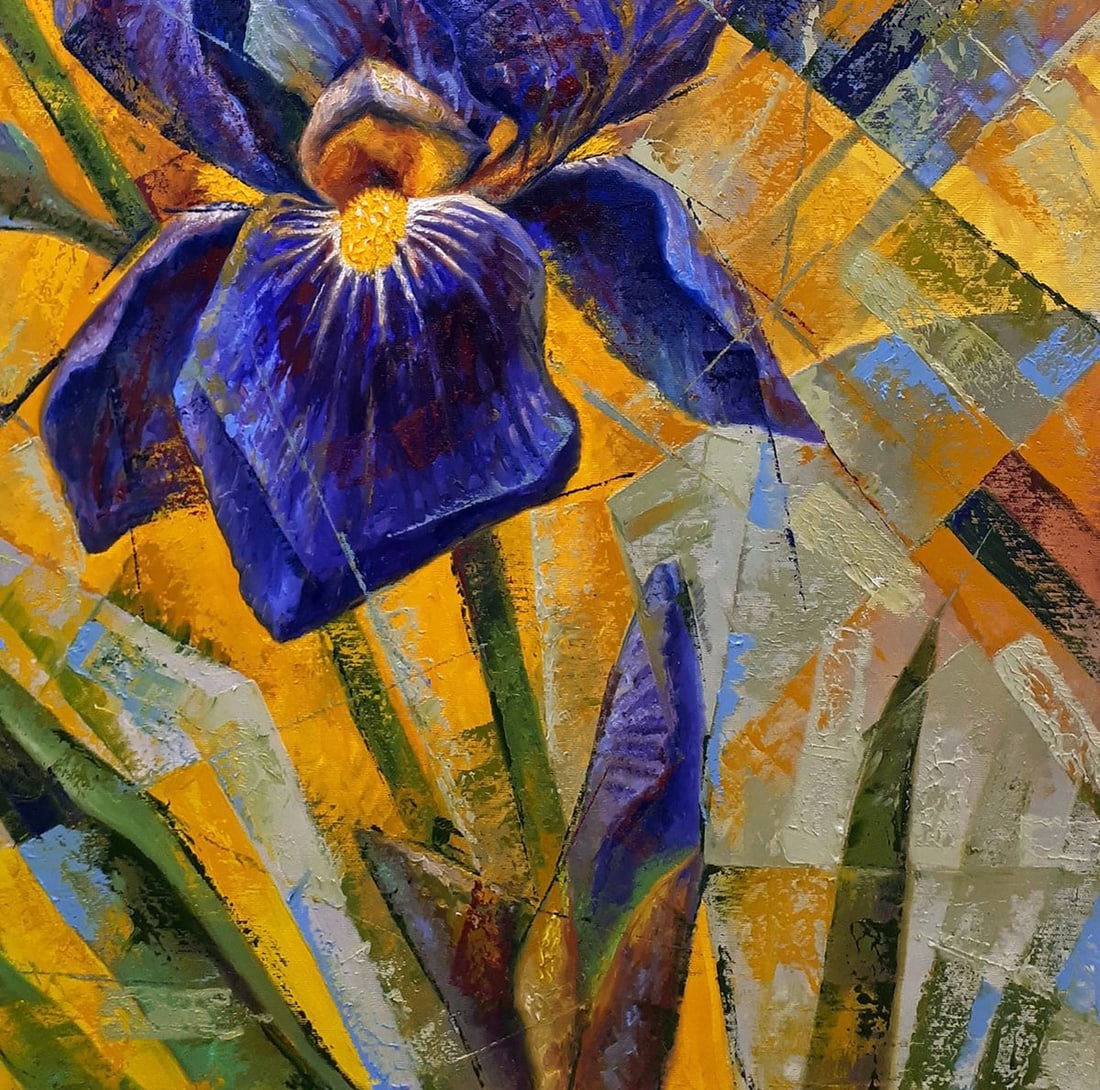 Oil painting Iris Sergey Voichenko - 7