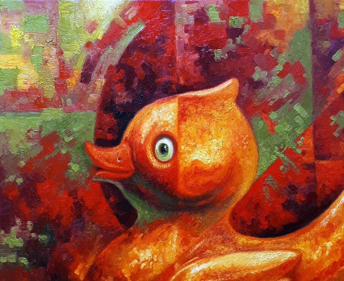 Oil painting Duckling Sergey Voichenko - 4