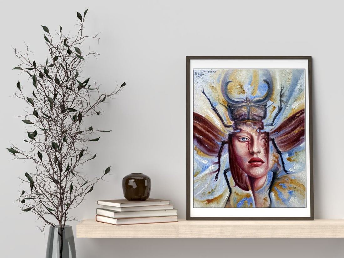 Oil painting Lady Beetle Sergey Voichenko - 2