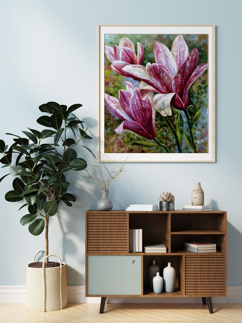 Oil painting Magnolia Sergey Voichenko - 3