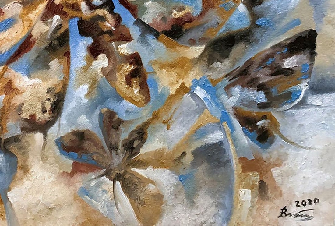 Oil painting Butterfly Sergey Voichenko - 7