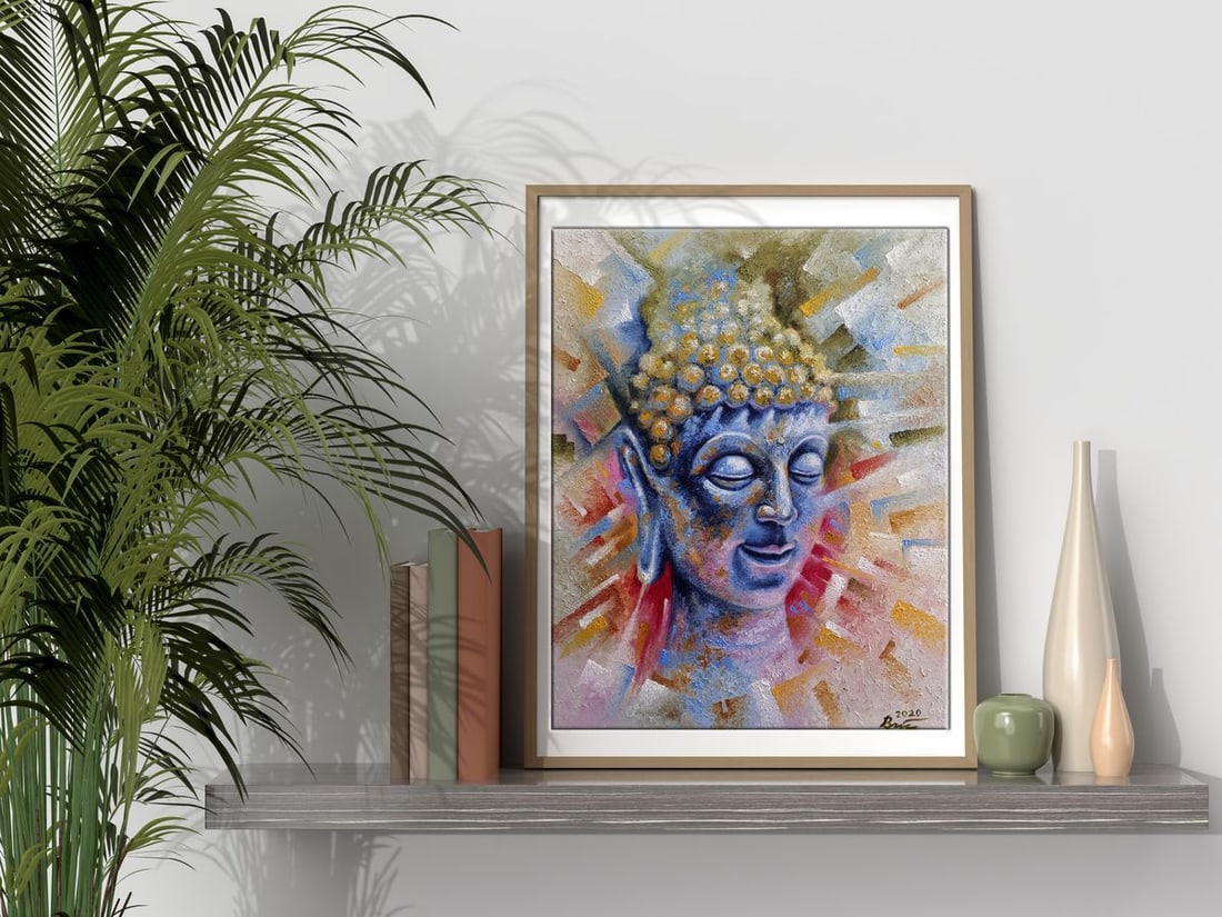 Oil painting My Buddha Sergey Voichenko - 2