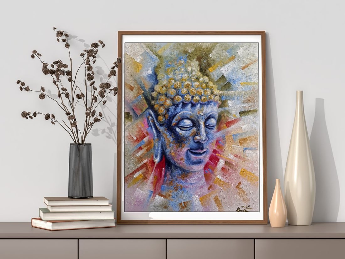 Oil painting My Buddha Sergey Voichenko - 3