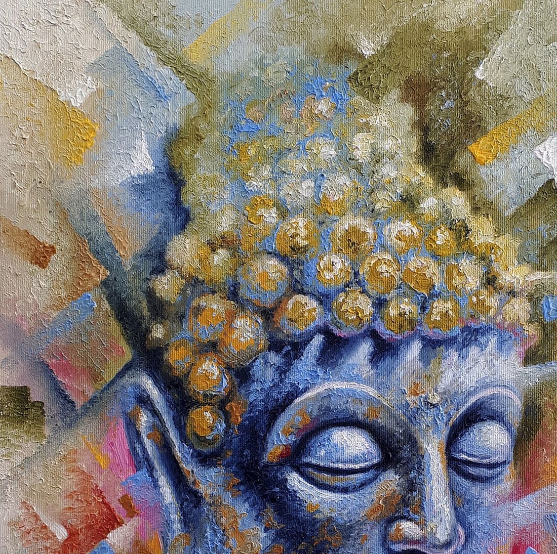 Oil painting My Buddha Sergey Voichenko - 4