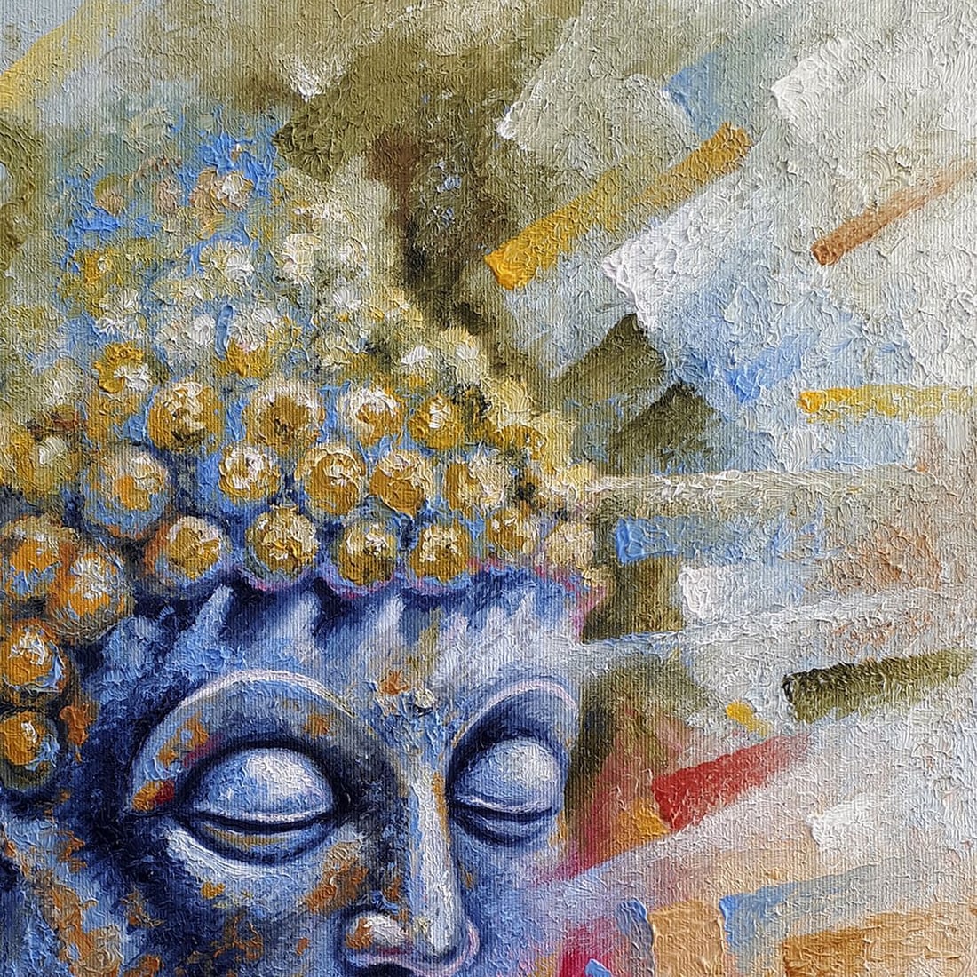Oil painting My Buddha Sergey Voichenko - 5