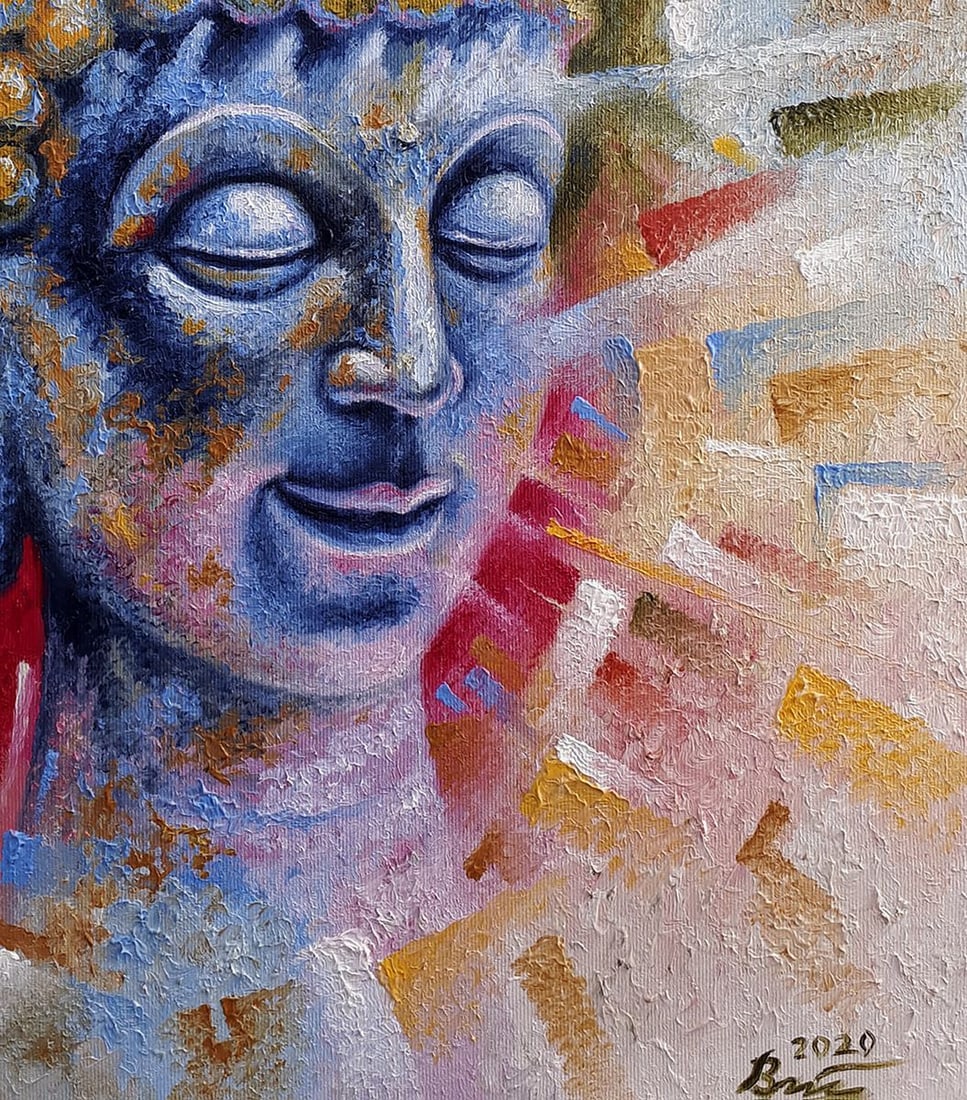 Oil painting My Buddha Sergey Voichenko - 7