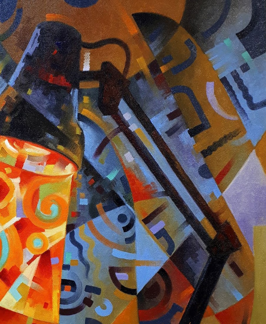 Oil painting Night lamp Sergey Voichenko - 5