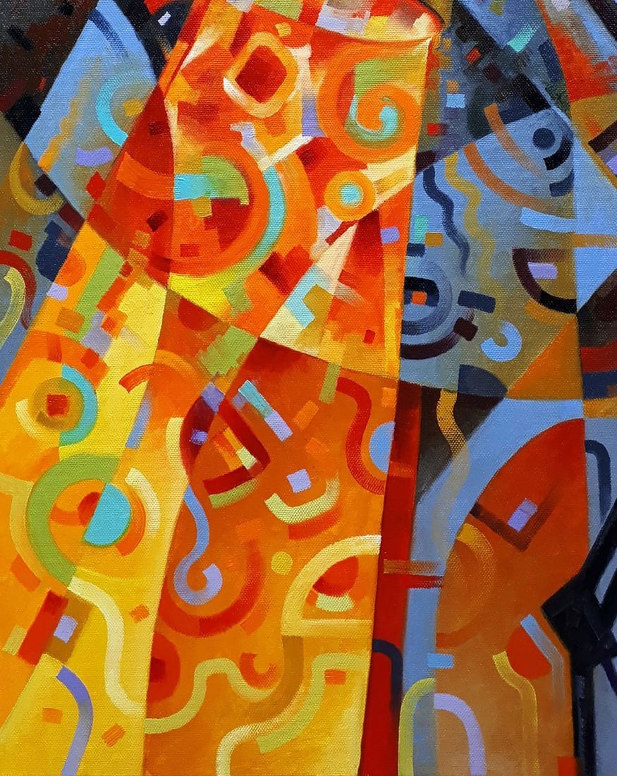 Oil painting Night lamp Sergey Voichenko - 6