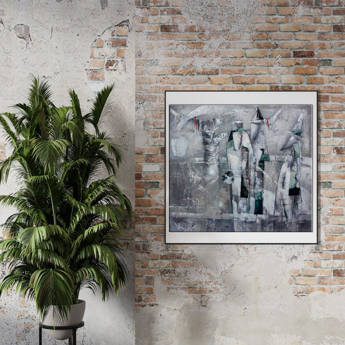 Oil painting White space Valentina Alekseevna Kozyar - 2