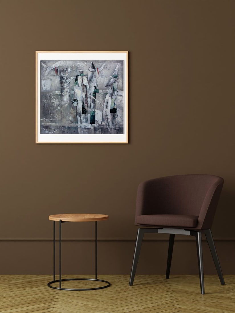 Oil painting White space Valentina Alekseevna Kozyar - 3