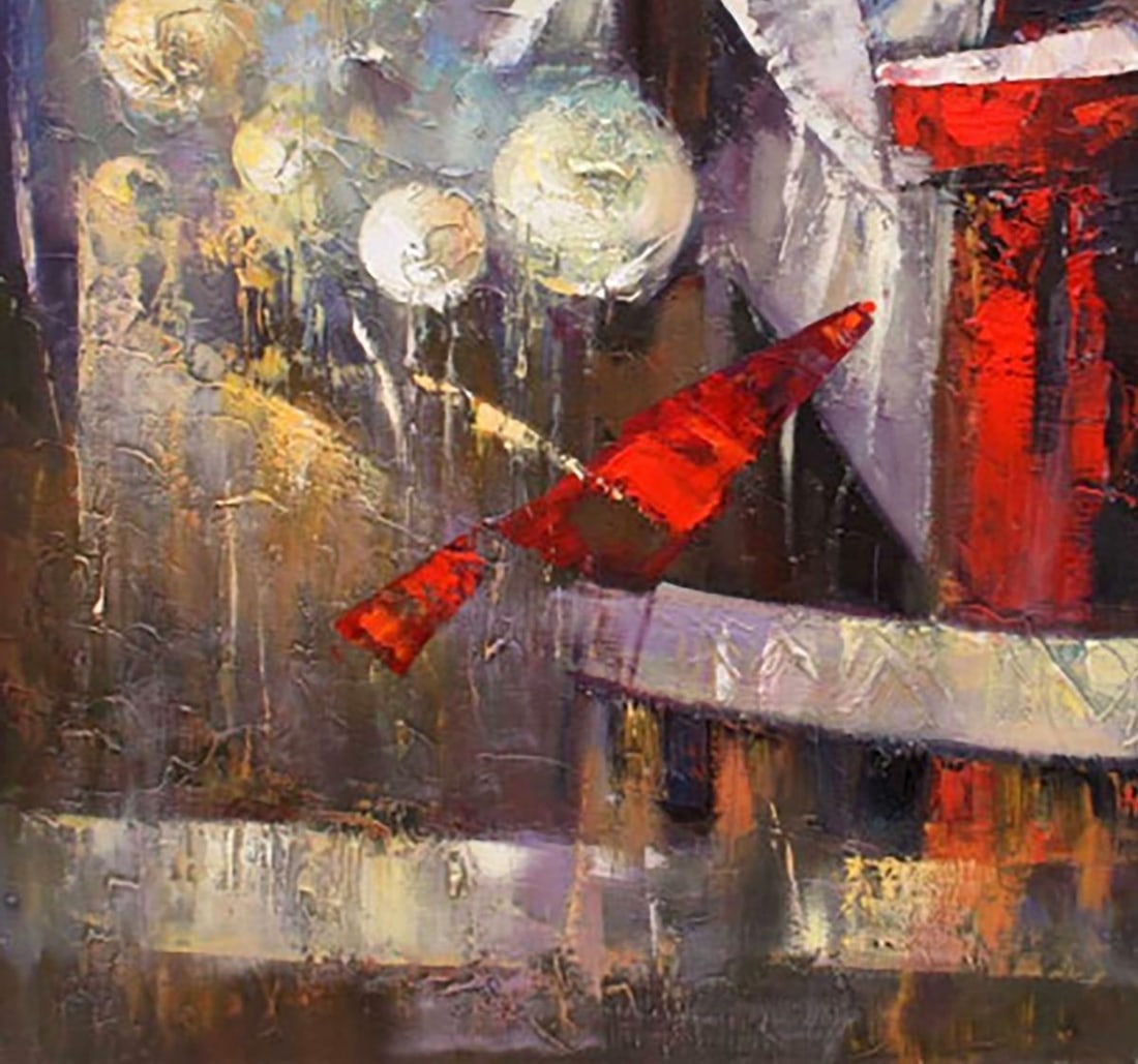 Oil painting Tomorrow's rain Valentina Alekseevna Kozyar - 6