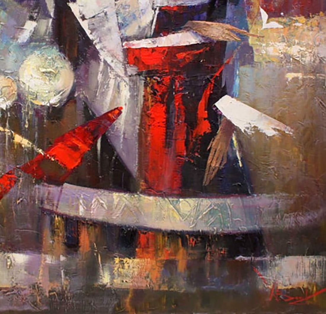 Oil painting Tomorrow's rain Valentina Alekseevna Kozyar - 7