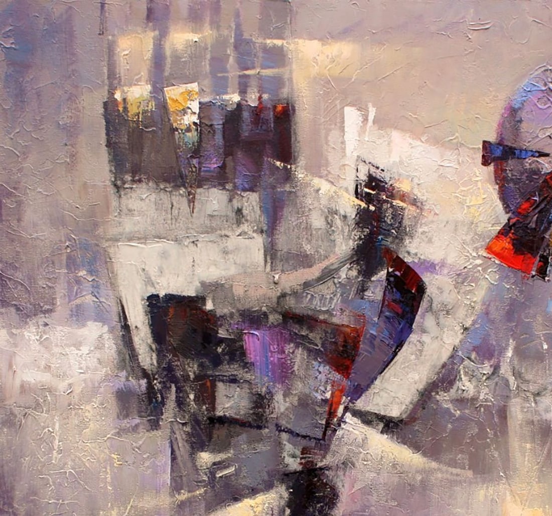 Oil painting Dawn Valentina Alekseevna Kozyar - 4