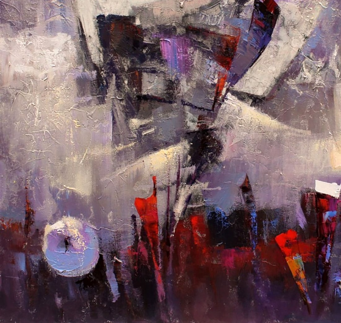 Oil painting Dawn Valentina Alekseevna Kozyar - 6