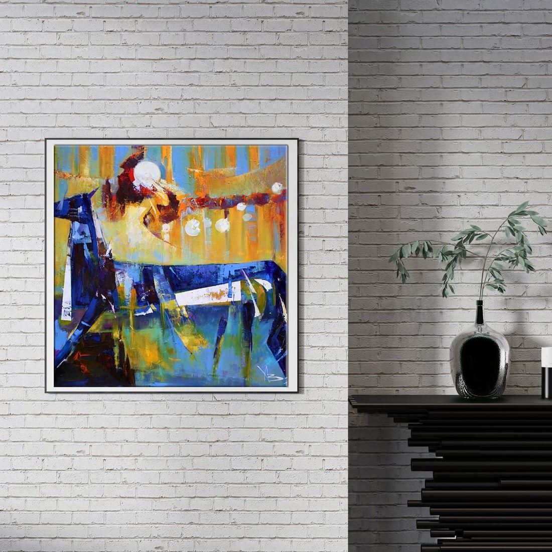 Oil painting Free skate Valentina Alekseevna Kozyar - 2