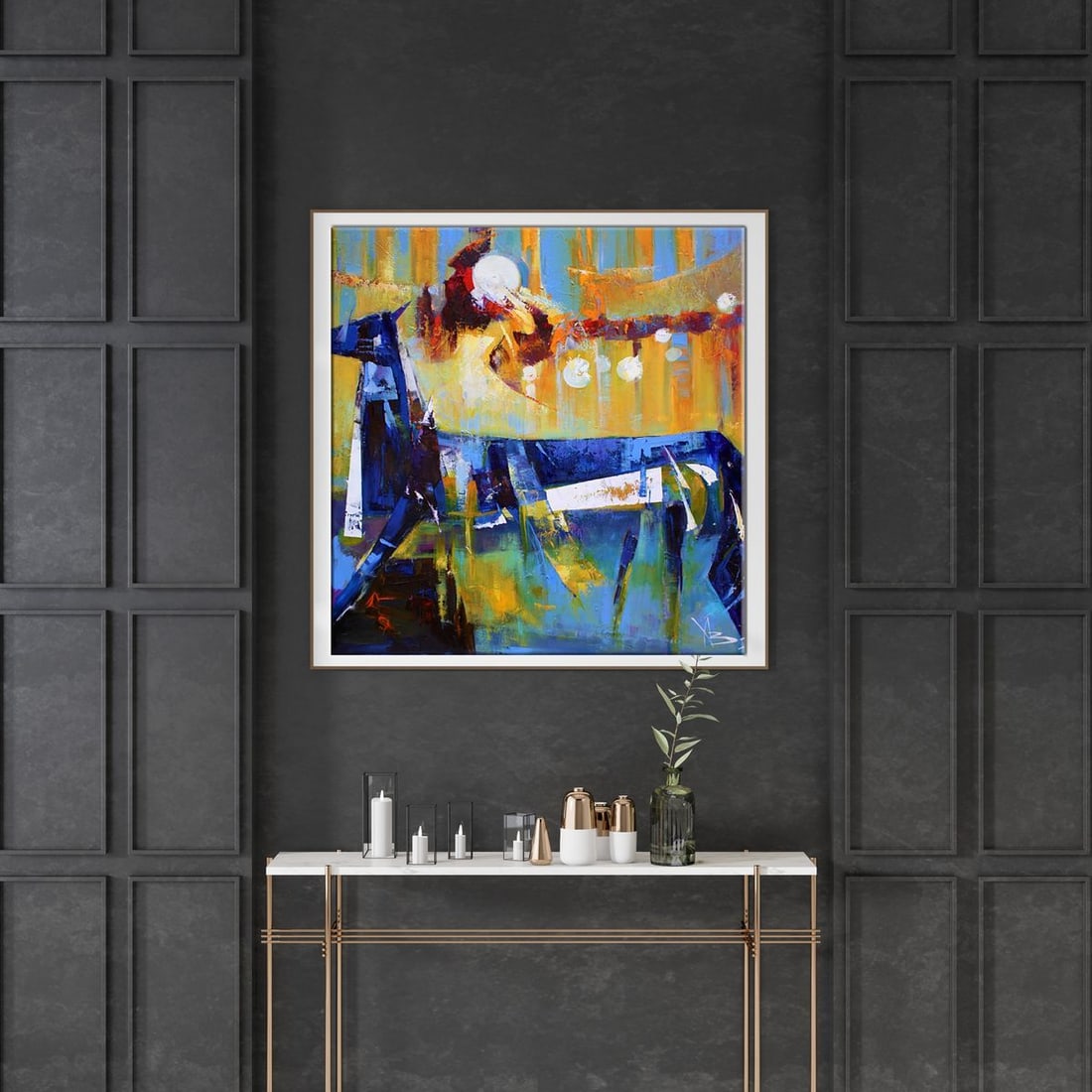 Oil painting Free skate Valentina Alekseevna Kozyar - 3