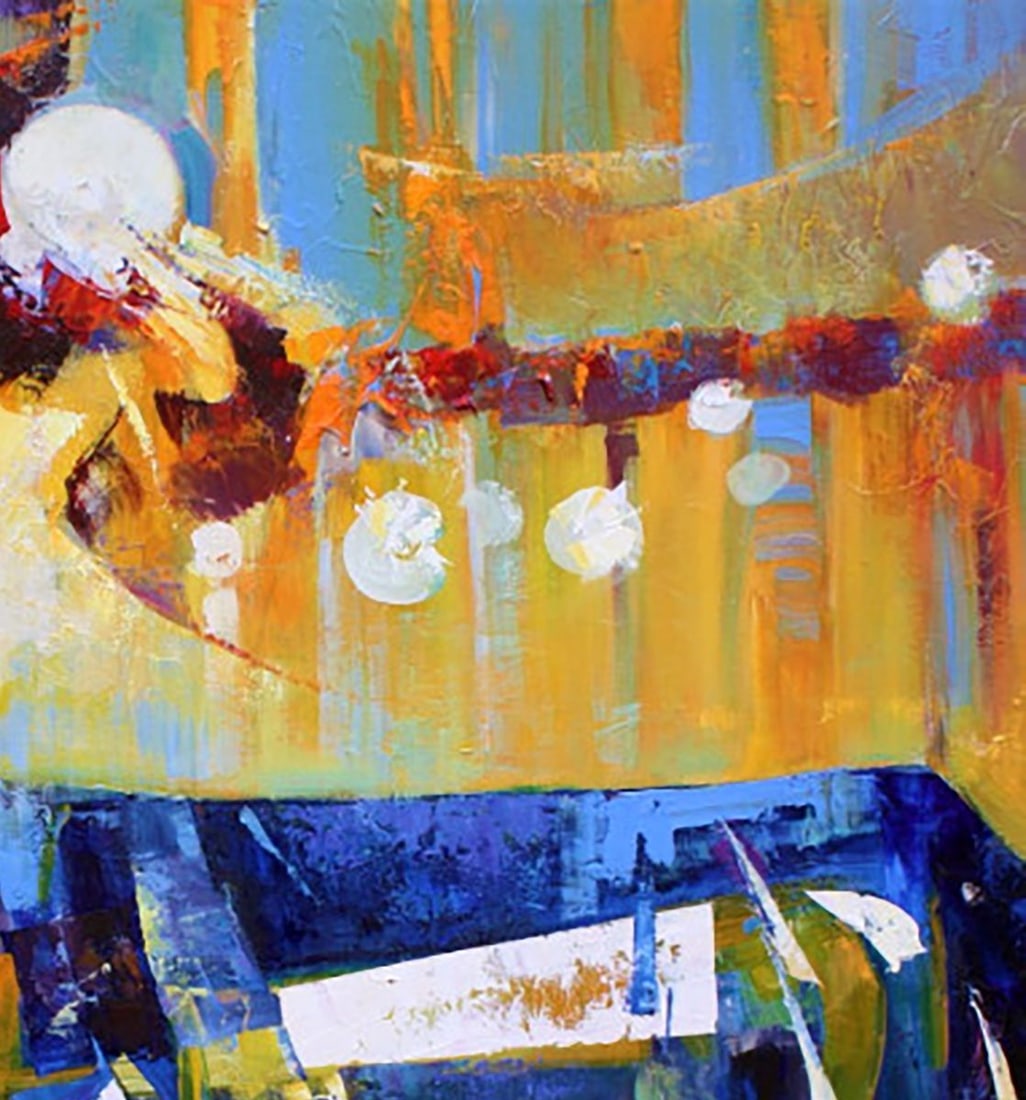 Oil painting Free skate Valentina Alekseevna Kozyar - 5