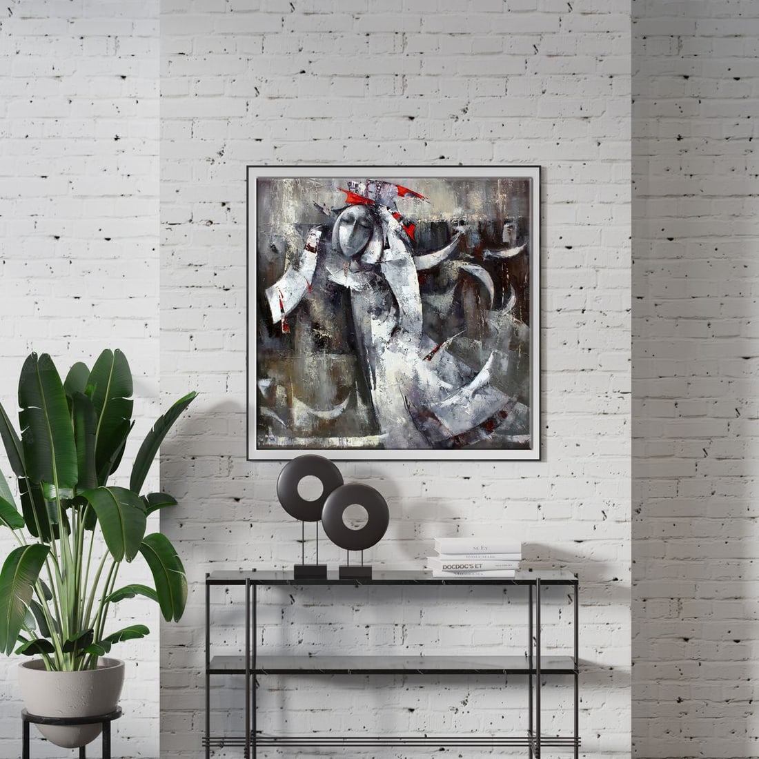 Oil painting Silver angel Valentina Alekseevna Kozyar - 3