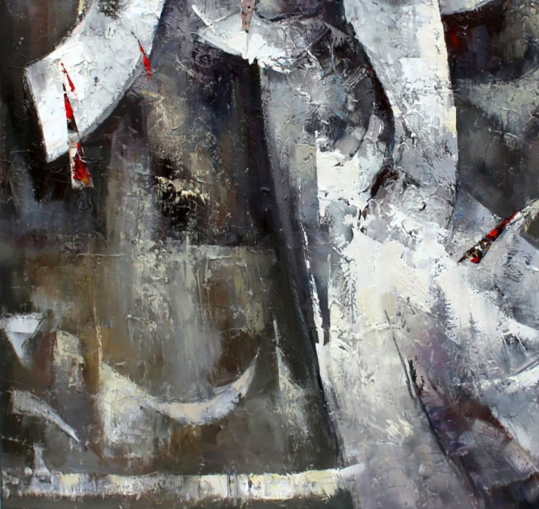 Oil painting Silver angel Valentina Alekseevna Kozyar - 6