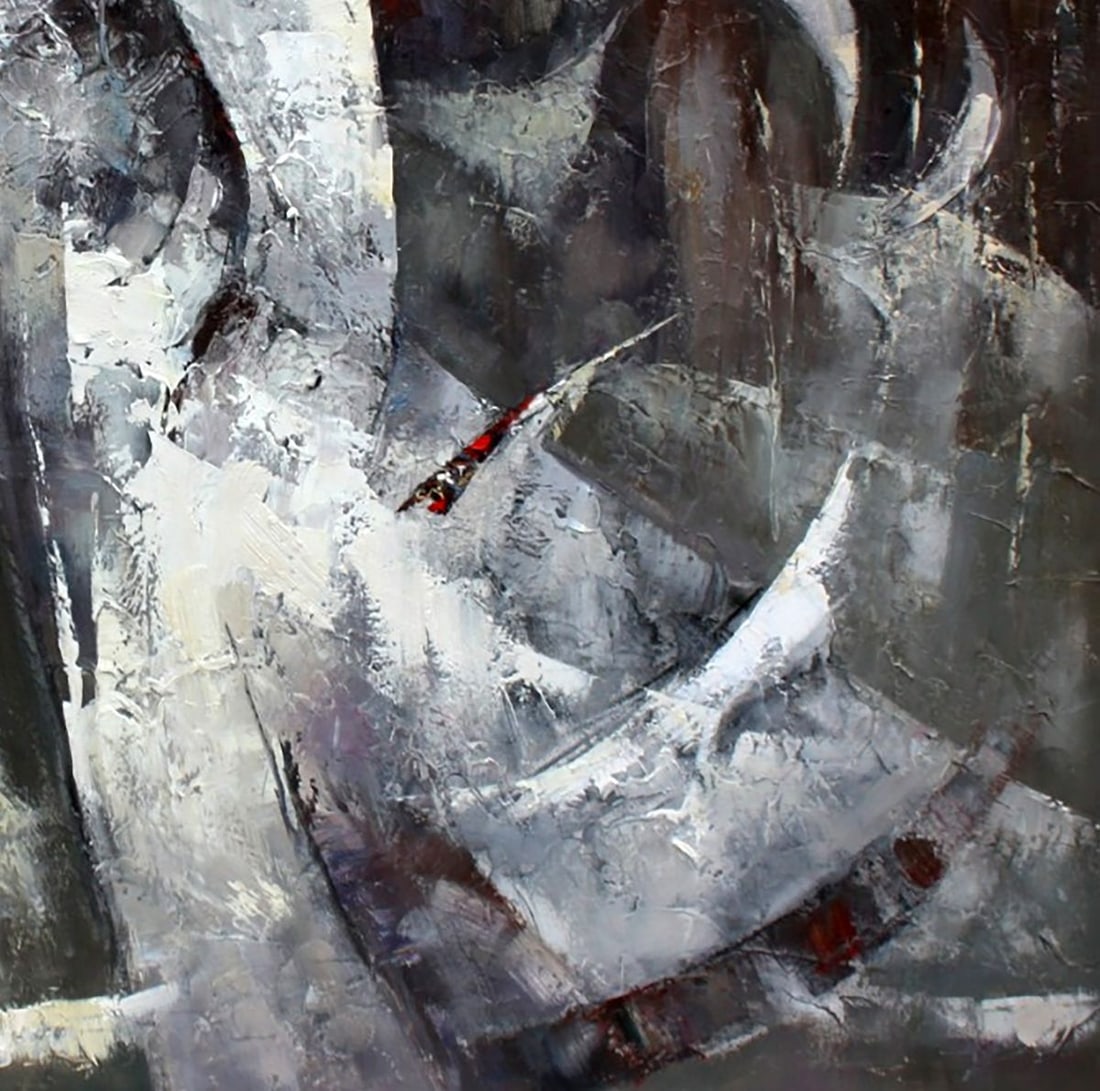 Oil painting Silver angel Valentina Alekseevna Kozyar - 7