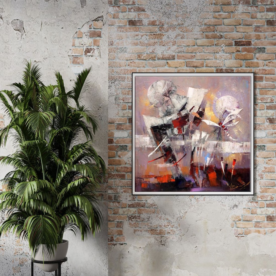 Oil painting Dragonfly Valentina Alekseevna Kozyar - 3