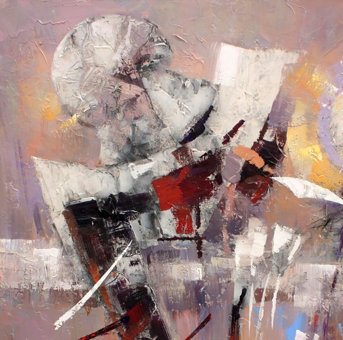 Oil painting Dragonfly Valentina Alekseevna Kozyar - 4