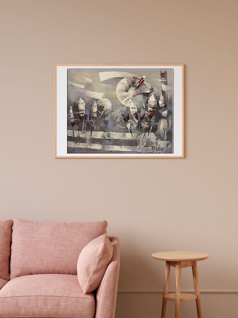 Oil painting Silver morning Valentina Alekseevna Kozyar - 3