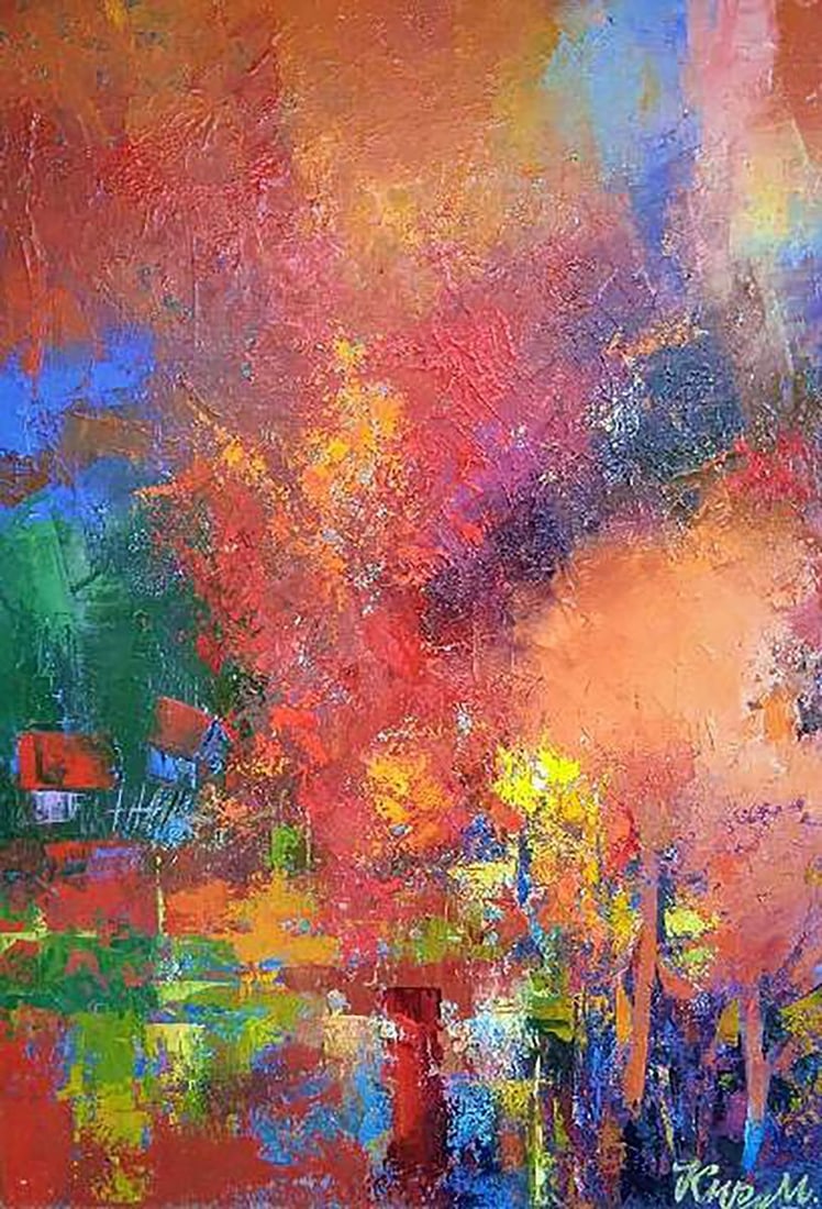 Oil painting Autumn Kirilenko Mikhail: Title: Oil painting Autumn Kirilenko Mikhail Description: No. Koz 22 *** ABOUT THIS PAINTING *** * TITLE: "Autumn" * ARTISTS: Kirilenko Mikhail* SIZE: 70x50 cm/'27.55x19.68 inches' * MEDIUM: oil, canv