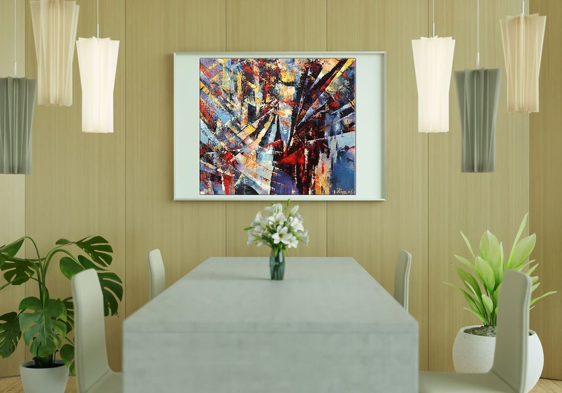 Oil painting Sun rays Kirilenko Mikhail - 2