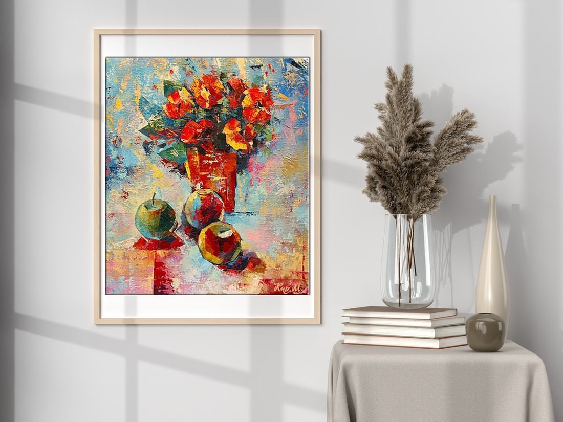 Oil painting Morning flowers Kirilenko Mikhail - 3